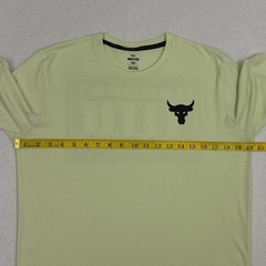Under Armour Project Rock T Shirt Mens S Green Brahma Bull Payoff Graphic Tee