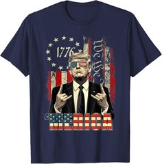 Merica 250 American Years 1776 2026 Trump 250th Anniversary T-Shirt