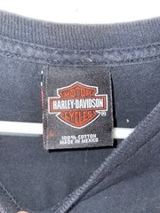 Harley-Davidson Mile High Motorcycles Spell Out T-Shirt Aurora CO American Flag