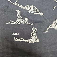 Fashion Victim Skeletons XL T-Shirt Vtg Single Stitch Made In Usa Glows IN Dark
