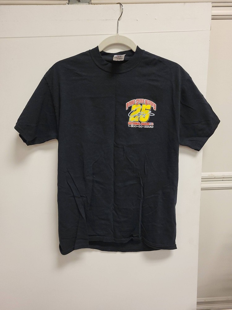 Vintage Jerzees National Guard Casey Mears NASCAR Racing T-Shirt Men’s Medium 25