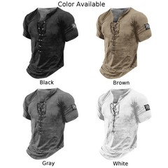 For Mens T-Shirts Classic Cotton Blend Gym Sport Tops Male Muscle Pullover