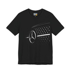 Three-Pointed Star Front Grille Silhouette Shirt : Mercedes Logo / Emblem