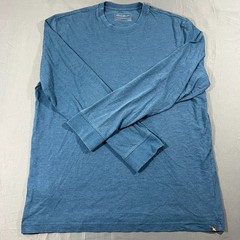 Eddie Bauer Legend Wash Shirt Mens XL Tall Blue Cotton Crew Neck Streetwear