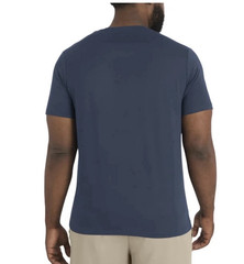 Quiksilver Men’s Blue Solid Crew Neck Short Sleeve T-Shirt Size S