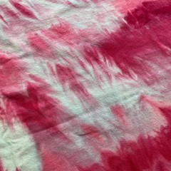 Tie Dyed Unisex Men’s T-shirt – Ice Dye Vibrant Pink Peony – Handmade (XLarge)