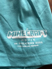 Minecraft – I AM STEVE Rare NEW Promo Film T Shirt youth Great Gift Idea Small