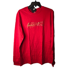 Nike Foil Franchise Red Just Do It Tee Long Sleeve Men’s T-shirt Size M NEW