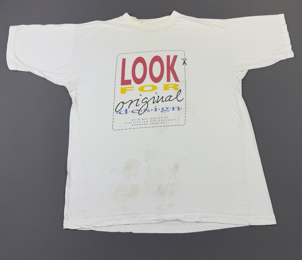 Rare Vintage 90s Kim Paulsen Design Studio Denmark Look For Original Design Art