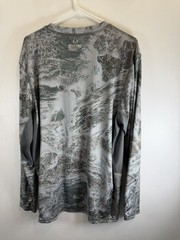 RealTree Fishing Mens Long Sleeve Shirt 2XL Aspect Rash Guard Reversible Camo