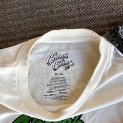 Cheech & Chong Men’s White Graphic Tee XL Crew Neck Short Sleeve Tagless