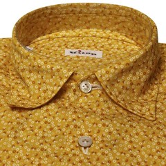 NEW KITON MULTICOLOR COTTON SHIRT US 15.5 – EU 39 MUL