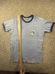 Vintage 70s Alaska Graphic Ringer T-Shirt made in USA Large