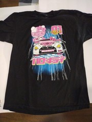 Sanrio Hello Kitty Tokyo Speed BLACK T-Shirt Size Large