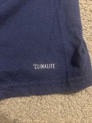 Adidas Navy Go To Performance Climalite Tee Shirt Mens Size Small