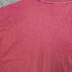 Scotch & Soda Mens Irregular Wash Red Graphic Patch T-Shirt Size M