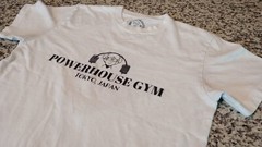 Vintage Powerhouse Gym Tokyo Japan Lamborghini Weight Lifting Tee Shirt White