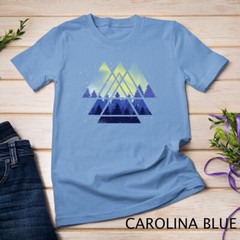 Geometric Triangle Outdoor Trees Forest Wildlife Nature T-Shirt Unisex T-shirt