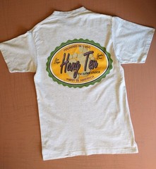 Hang Ten Vintage T Shirt Heather Gray Size L Surfer Surf Beach California