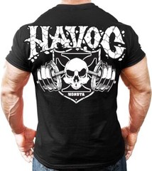 Monsta Clothing Co Bodybuilding Havoc Barbell Graphic Mens Soft T Shirt ALL SIZE