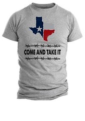 Texas Come And Take It T-shirt Border Security Patriotic USA Texas Map T-shirt