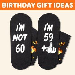 60 Year Old Birthday Gifts – Gifts for Men Women in Their 60s, Cool Socks for…