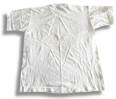 Vintage 90s Discovery Channel Adult Large TV Promo White Graphic Logo T-Shirt
