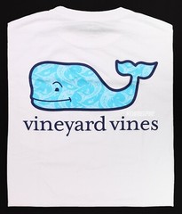 NWT Vineyard Vines Men SS Whale Pocket Crew Tee T-Shirt “MARLIN OUT OF WATER”