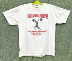 1999 U.S.A National Master WeightLifting 5th Annual Championship Baton Rouge LA