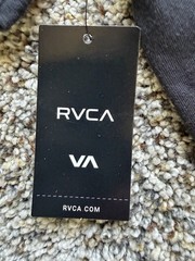 RVCA Mens Medium Black Day Dream Polo SS Brand New NWT