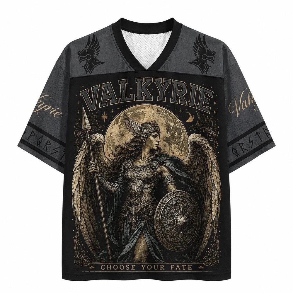 Valkyrie Warrior Jersey T-Shirt Polyester Breathable Quick Dry Shirts