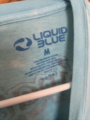 Liquid Blue Y2K Grateful Dead Inspiration Tie Dye T shirt Bears Medium 2006