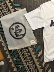 HELLSTAR Men’s White Graphic Logo Crew Neck Short Sleeve T-Shirt Tee Size XL