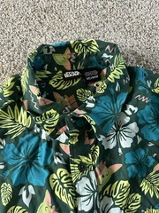 $50 Star Wars Men’s Grogu Baby Yoda Leaves Hawaiian Button Up Shirt 100% Rayon