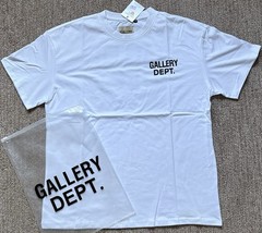 Gallery Dept. Men’s White Graphic Logo Crew Neck Short Sleeve T-Shirt Size S