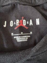 Jordan Michael Jordan Cereal Bowl Graphic T Shirt Men’s Medium Black Jumpman