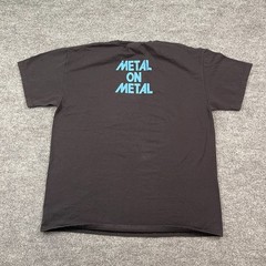 Vintage Y2K Anvil Metal on Metal Tour Shirt XL 23×29 Black