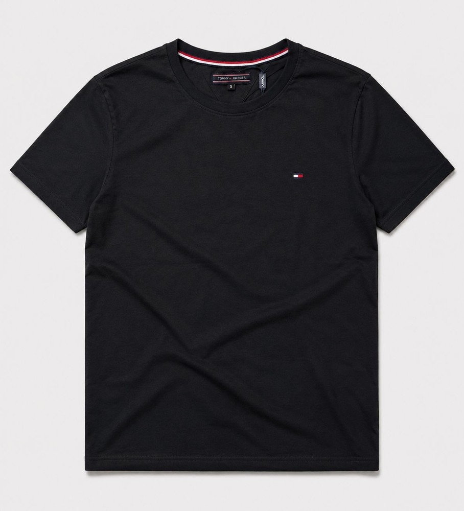 Tommy Hilfiger Mens Cotton T Shirts Short Sleeve Crew Neck Summer Casual Tee
