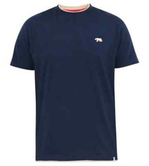 D555 Duke Big Mens Navy Waffle Textured T-Shirt 2XL 3XL 4XL 5XL 6XL (601613)