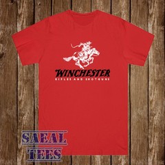 Winchester Guns Firearms Men’s Red Size S-5XL