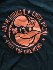 Adam Turman Medium M Shirt RARE BLACK Steel toe, USA Made StLouis Park SLP CHUX￼