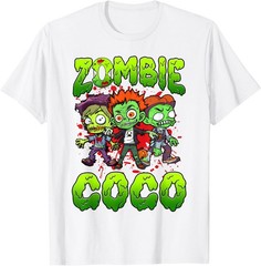 Zombie Coco Halloween Costume Family Matching T-Shirt