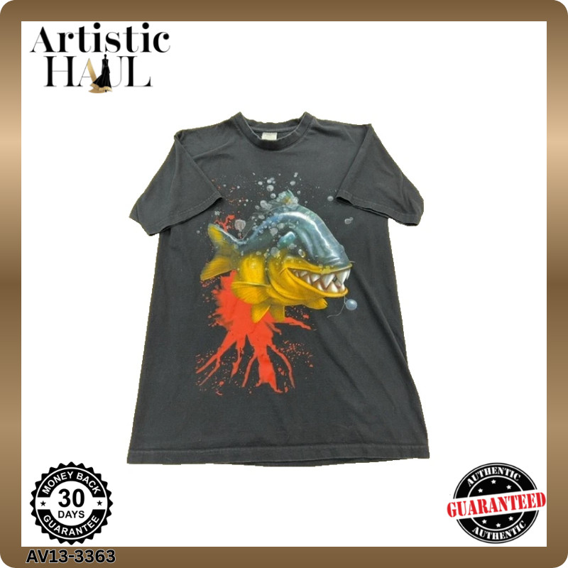 B&C Collection Unisex Black Piranha Exact 196 T-Shirt Size S
