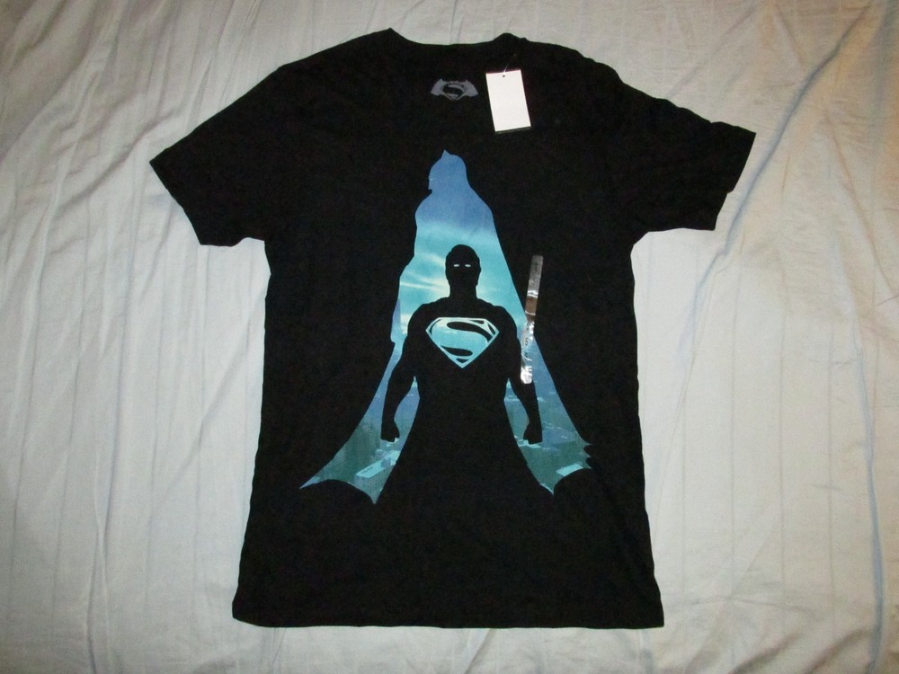 Batman Vs Superman T Shirt Sz S Super Heroes DC Comics Movie Film Justice League