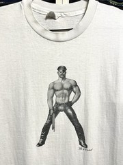 Vintage 90s Tom Of Finland Art Gay LGBTQ BDSM Single Stitch Made In USA T-Shirt