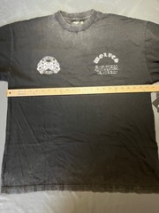 Darc Sport Dark Night Rises Born In It V2 Large Tee Vintage Black Bane/Wolf #217