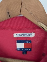 Tommy Hilfiger Vintage 90s Fuscia Pink Graphic Yacht Beach Club NYC T Shirt M