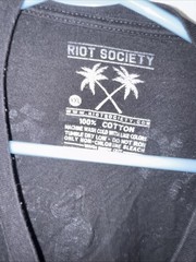 Riot Society SuGee Kanji Lucky Cat T-Shirt Adult XXLarge