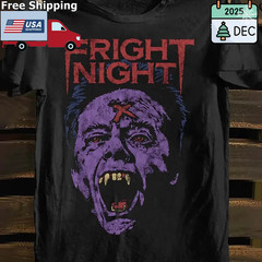 Fright Night” Men’s T-Shirt – Vintage Punk Rock Band Inspired, Soft 100% Cotton,