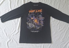 Fright Rags They Live John Carpenters Black Long Sleeve Size L